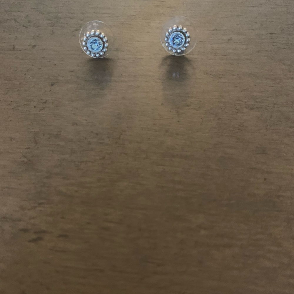 Brighton blue stud earrings